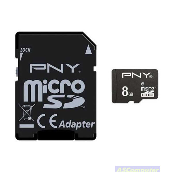 CARTE MEMOIRE MICRO SD PNY 8Go CLASS 10