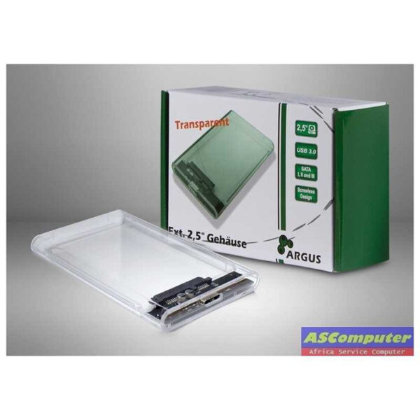 BOITIER EXTERNE POUR DISQUE DUR 2,5" ARGUS GD-25000 USB 3.0 SATA III