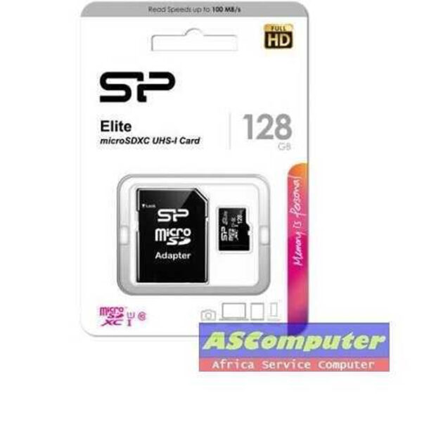 MICRO SDHC 128 GB + ADAPTATEUR SILICON POWER CLASS10