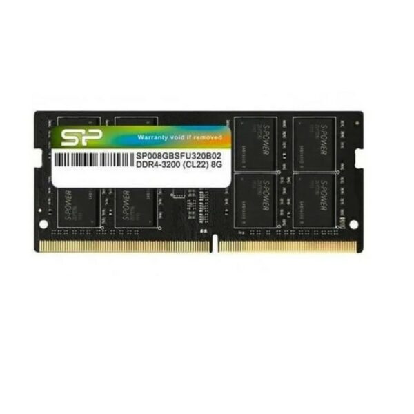 BARRETTE MEMOIRE 8GO DDR4 3200 MHZ SILICON POWER CL22 POUR PORTABLE