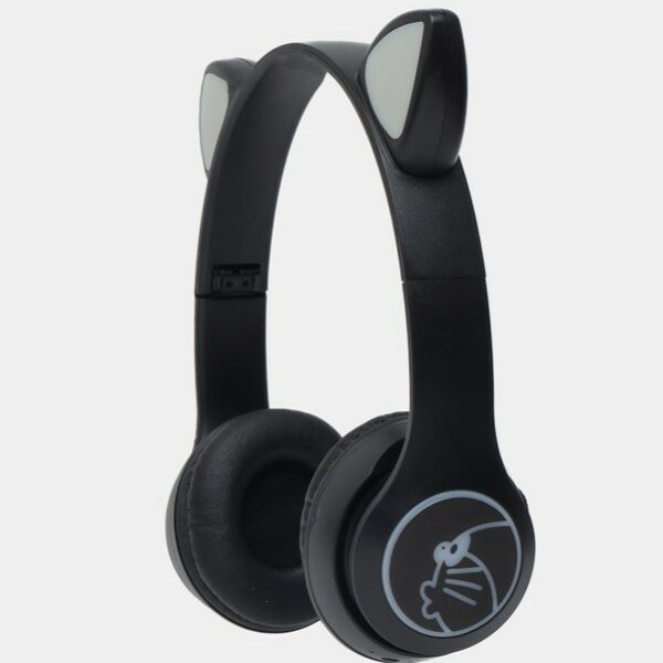 CASQUE BLUETOOTH VIV-24M CAT NOIR (RGB 7 COULEURS)