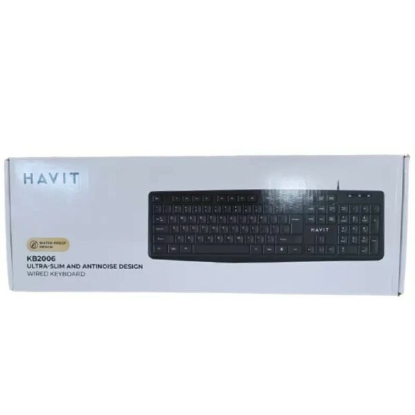 CLAVIER HAVIT ULTRA SLIM HAVIT KB2006 BILINGUE AR/FR