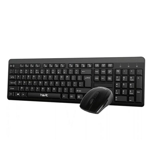 CLAVIER AVEC SOURIS SANS FIL HAVIT KB260GCM