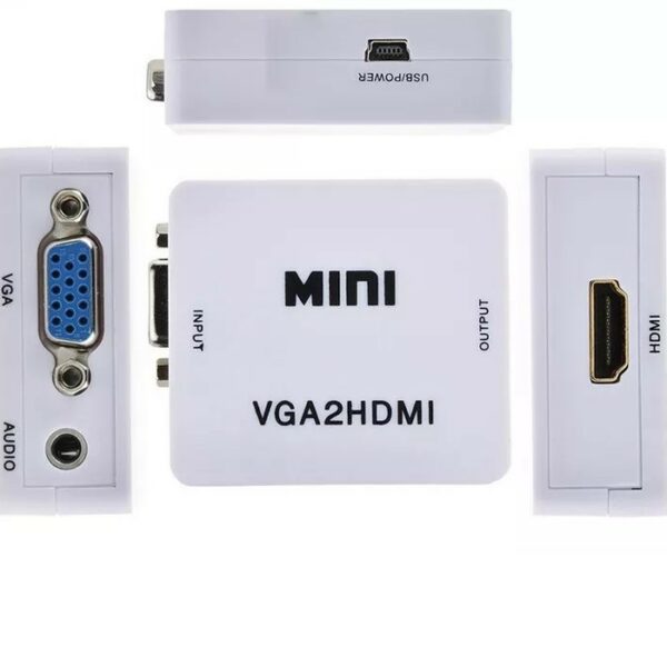 Convertisseur VGA vers HDMI 1080P avec Audio (VGA2HDMI)