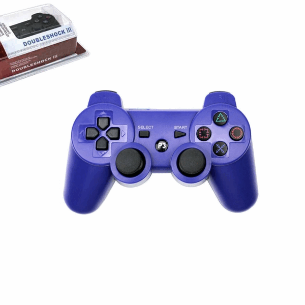 MANETTE DE JEUX ADAPTABLE POUR PLAY STATION 3 BLEU