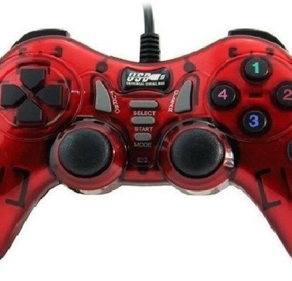 MANETTE DE JEUX VIBREUR SJ606-1 ROUGE
