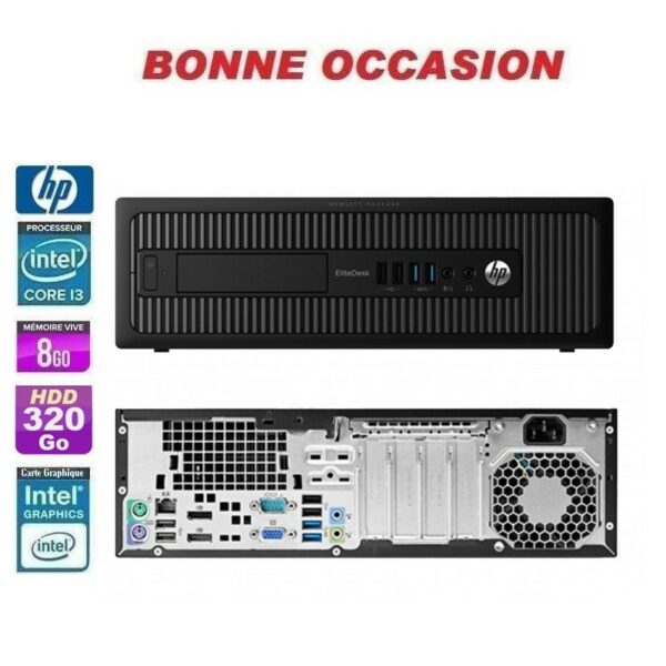 UNITE CENTRALE HP/I3-4130/8Go/320Go