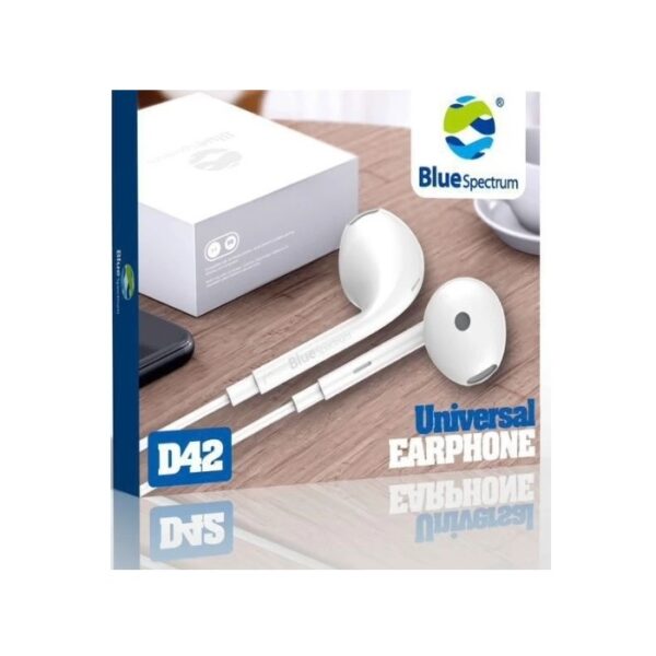 ECOUTEUR BLUE SPECTRUM D42 – BLANC