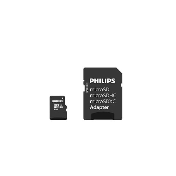 CARTE MÉMOIRE MICRO-SD PHILIPS 08Go CLASS 10