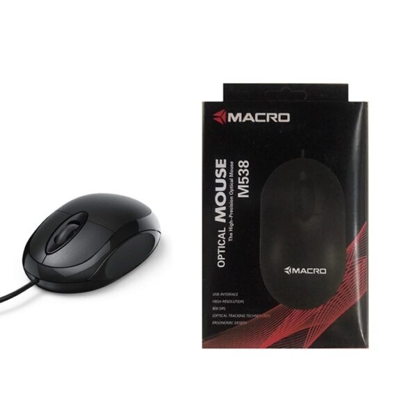 SOURIS OPTIQUE FILAIRE USB MACRO M838