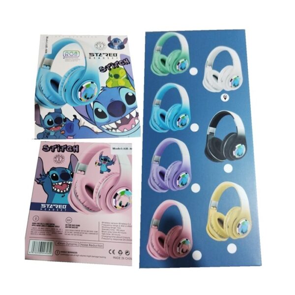 CASQUE BLUETOOTH AH-806 STITCH BLANC