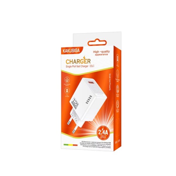 CHARGEUR KAKUSIGA KSC-1235/12W AVEC CÂBLE TYPE C