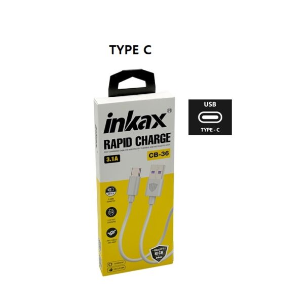 CABLE CHARGE TYPE C INKAX CB-36 - 3,1A