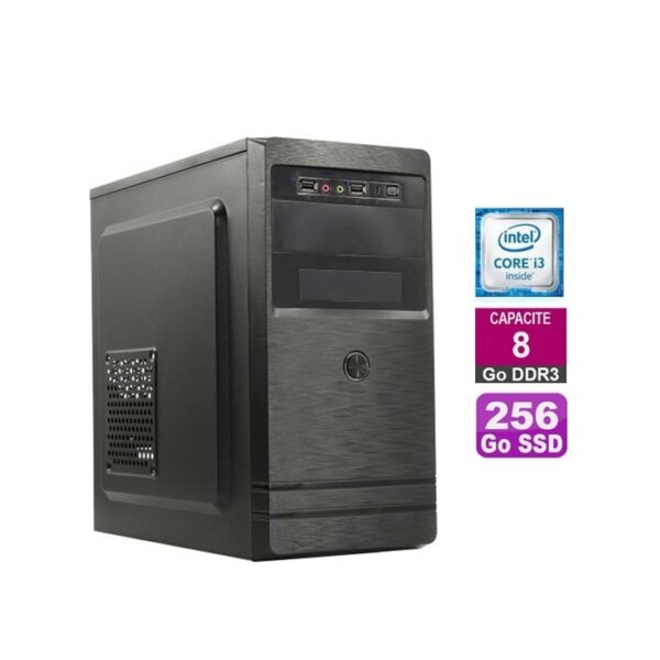 UNITÉ CENTRALE I3-6100/8Go/SSD 256Go