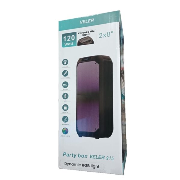 HAUT PARLEUR BLUETOOTH VELER-915 AVEC MICROPHONE SANS FIL