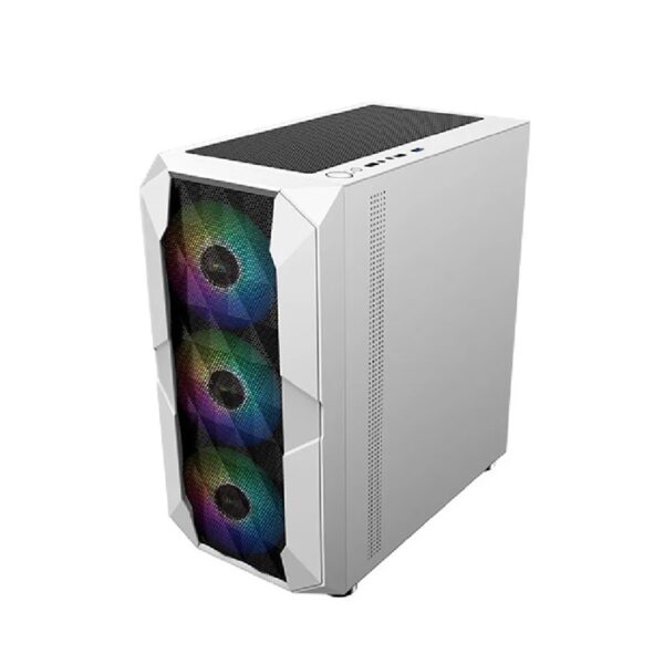 BOITIER GAMER FPMAX CL5503W 3X FAN BLANC