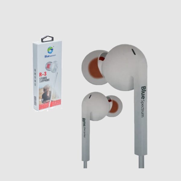 ECOUTEUR BLUE SPECTRUM R-3 BLANC