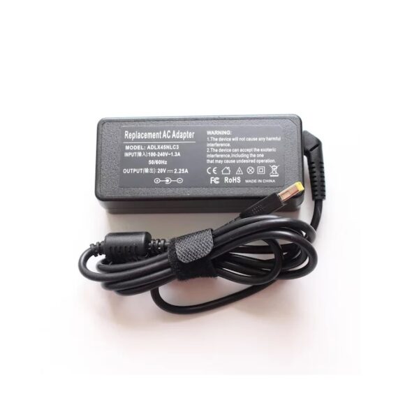 Chargeur Adaptable pour Lenovo 20V 2.25A USB PIN