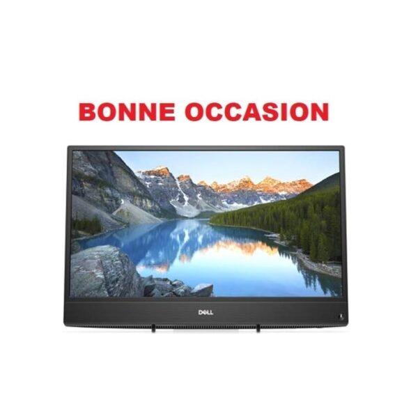 Ordinateur de bureau tout en un Dell Inspiron 22 3277 Pentium 4415U 2,30 GHz, Disqur dur 1 To, RAM 4 Go, écran FHD 22 pouces Avec Webcam