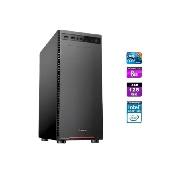 UNITE CENTRALE I5-2th/SSD128GB/8GB