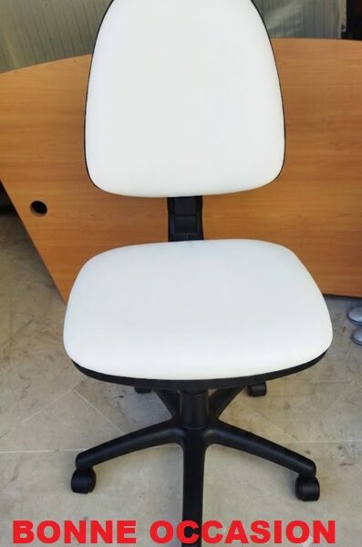 Chaise bureau blanc