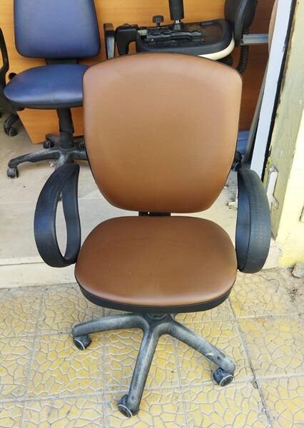 Chaise bureau marron