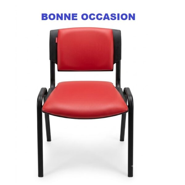 Chaises fixes rouges
